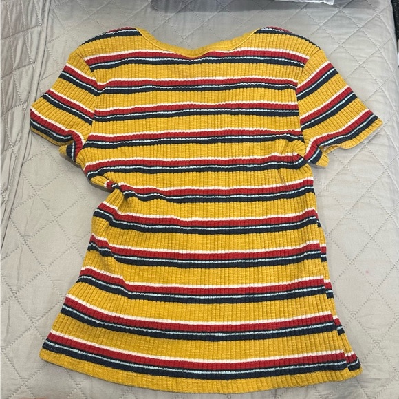 Striped Ribbed Knit Top - Picture 5 of 6